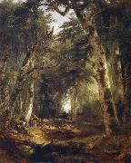 Asher Brown Durand In the woods Spain oil painting artist